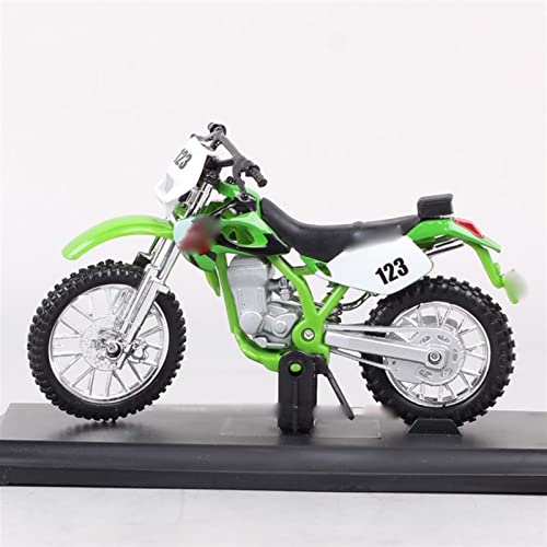 Moto cross Kawasaki KLX250SR miniature 1/18 en métal pour compléter votre collection