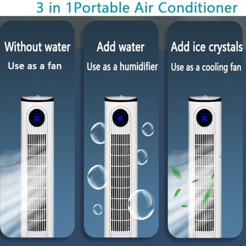 Ventilador de torre con hielo y oscilación de 80 grados para un flujo constante 4