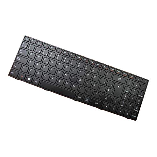 Clavier espagnol rétroéclairé rouge pour éviter la fatigue visuelle