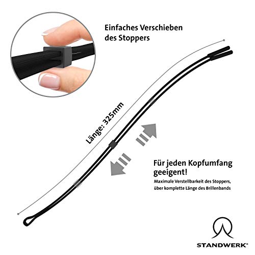 Brillenband Standwerk Basic – Sportliches Brillenband für sicheren Halt