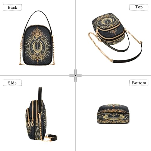 Crossbody Bags for Women Quilted Shoulder Bag Handbag with Chain Strap Cell Phone Crossbody Purses for Travel Women4