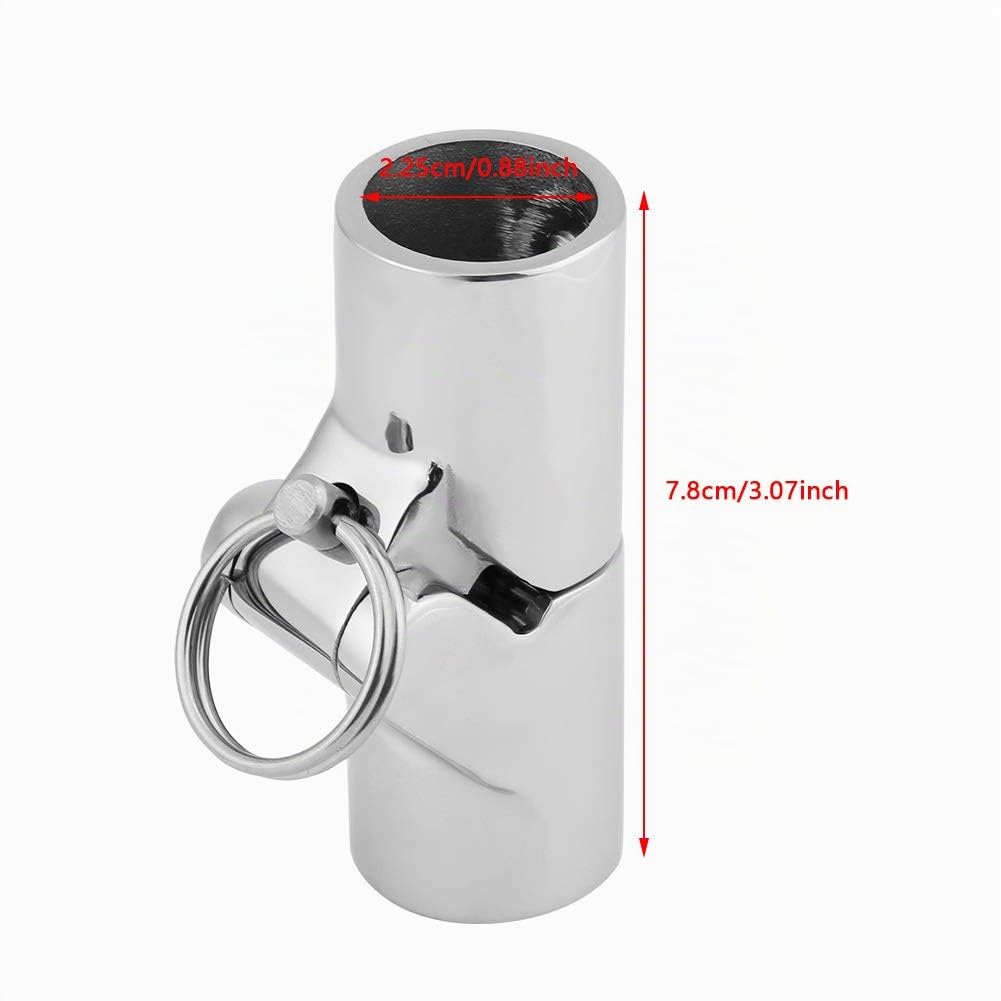 raccordi inox x tendalini barca snodo 22 diametro + Raccordo per barca Raccordo per tubo flessibile marino accoppiato in acciaio inossidabile con raccordo girevole per barche(22mm)