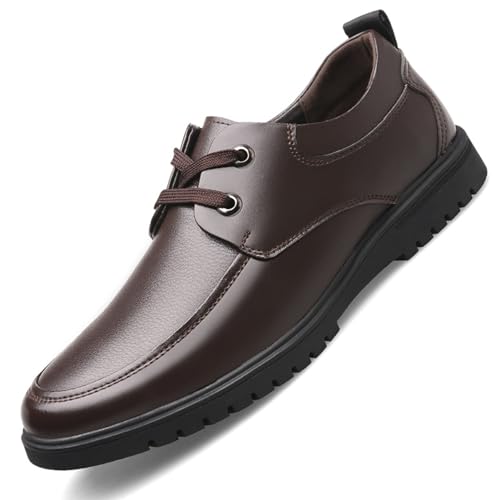 YZABEL Men's Dress Shoes Classic Lace-up Formal Tuxedo Derby Shoes Business Meeting Office Work Shoes