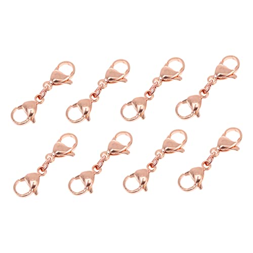 Fermoir mousqueton double bout pour réparer un collier cassé facilement