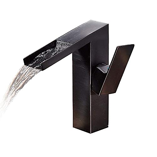 Robinet d'évier rétro noir pour créer une ambiance spa à la maison