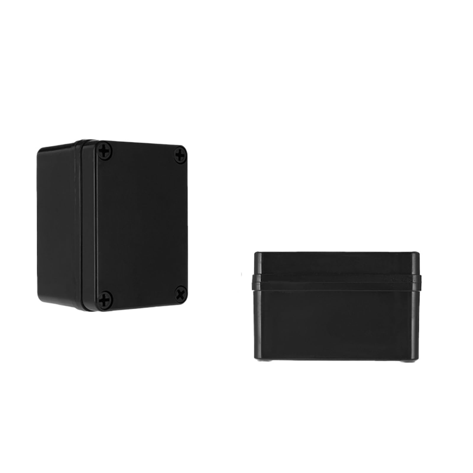 2pcs Black Waterproof Enclosure Box for Wiring