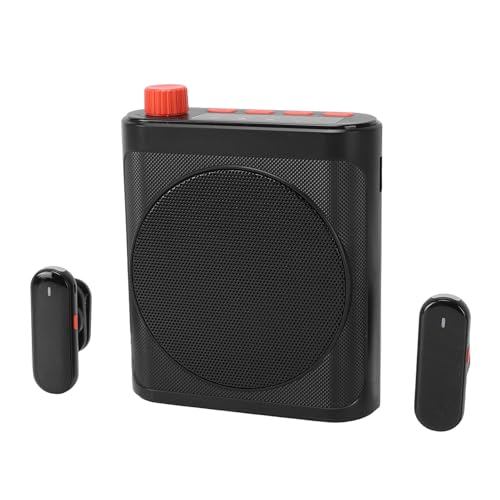 Yechiry Amplificatore Vocale Ricaricabile, Altoparlante Bluetooth 5.4, Doppi Microfoni Lavalier