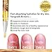 Bliss Kiss | 4 Vanilla Fragrance Nail Oil Cuticle Pens w/Vitamin E & Jojoba⏤Nail Strengthener Nail Growth Serum for Brittle Peeling Breaking Thin Nails