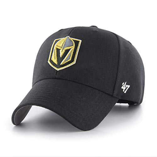 Gorra 47 Vegas Golden Knights NHL MVP Ajustable Negra miniatura 1