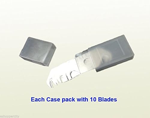 MTP Pack 100 Pc Utitily Hook Blades w/Free Case Carpet, Flooring, Roofing Knife Standard Size