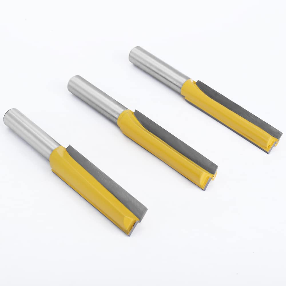 Fresa para ranuras en T, Broca enrutadora recubierta de PTFE, 12x18mm, 20mm, fresa for máquina grabado, 1 ud(12x20mm)