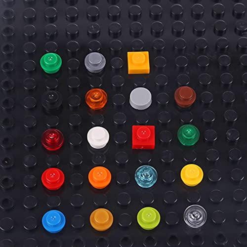 KOAEY 4000 Teile Bunte Flache runde 1er Noppen Kompatibel mit Lego, 21 Farben DIY MOC Steinebox Bausteine Ersatzteilset… – Bild 7