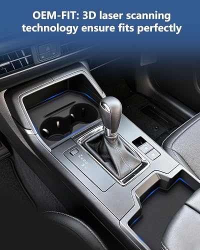 Image of Cup Holder Insert & Wireless Charging Mat for 2026 Mazda CX5 Accessories | Not for CX-50 | 2PCS Center Console Set , Non-Slip, Spill & Scratch Protection, Noise Reduction, Easy to Install