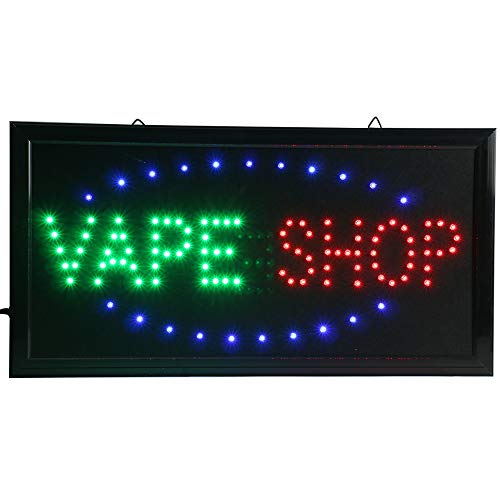 Chenxi LED Neon Vape Shop/Vapor E-Cigarettes/Vape Eliquids/Tabacchi/Smoke Shop/Hookahs/E-Liquid/E cigs/E-Cigarette Open Store Signs Vape E-Liquid Sign Board para interiores