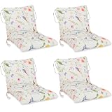 Barydat 4 Pcs Outdoor Patio Chair Cushions with...