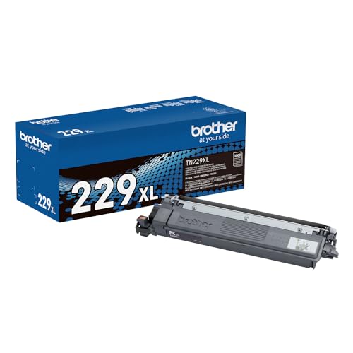 Brother TN229XLBK toner noir évite les pannes d'encre fréquentes grâce aux 3000 pages
