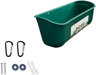 Lavabo higiénico colgante para aves de corral con capacidad para varios animales de granja pequeños (es negro)