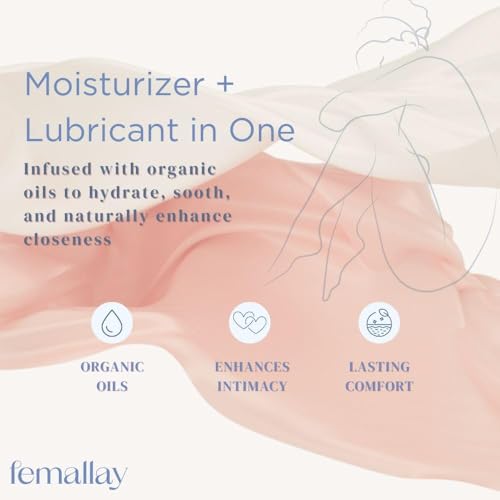 Image of Femallay Organic Vitamin E Vaginal Melts - Feminine Moisture, Comfort & Hydration - Blueberry Bliss, 2-Pack