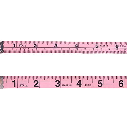 Cinta métrica para sastrería de 150 cm con pulgadas estándar miniatura 7