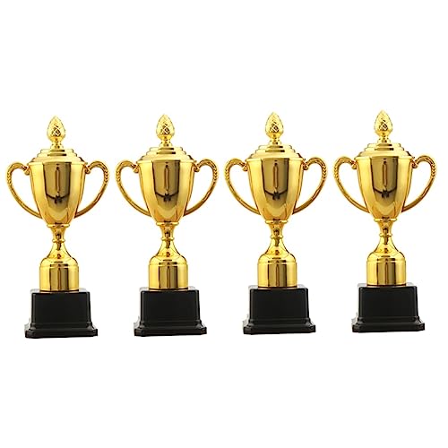 BESPORTBLE 4 Pçs Troféu De De Plástico Medalhas De Futebol Troféus De Plástico Brinquedos Esportivos