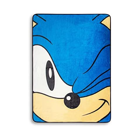 JUST FUNKY Sonic The Hedgehog Throw Blanket Cover