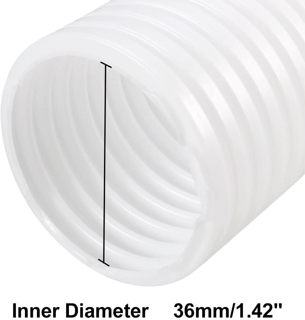 XYWHPGV Conduit Tube 5m/16ft Length 36mm ID Corrugated Conduit Pipe Hose Flexible Tubing(84927 2e2ec cec44 dc647 a6b3c b6d8f