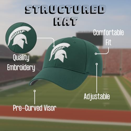 Gorra Ajustable Michigan State MVP Logo Clásico miniatura 4