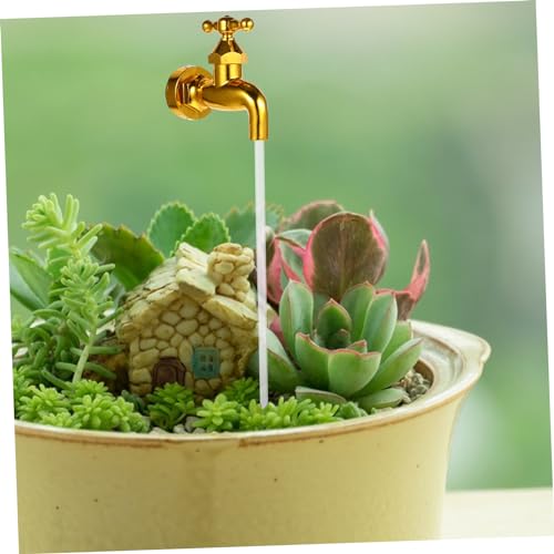 Supvox 1 Satz unsichtbarer Wasserhahn brunnen unsichtbares Leitungswasserspiel deko Wasserhahnbrunnen für den Garten schwimmender Wasserhahnbrunnen Sprühwasser Acrylrohr Spritzgerät