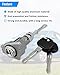 Front Door Lock Cylinder Set Kit with 2 Keys Fit for Hyundai Elantra 2011-2016 1.8L 2.0L Door Lock Cylinder Driver Side W/2 Keys Replace 81970-3XA00 819703XA00 LH Perfect Replacement