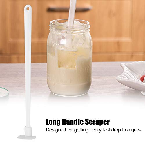 Extra Long Handled Cooking Utensils, Multifunctional Long Handle Silicone Spatulas, Last Drop Kitchen Scraper Great For Handling Bottle Bottom #TOP2