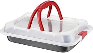 AMBITION Backblech 3in1 mit Transporthaube Kuchen Transportbox Backform ...