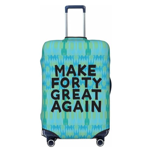 Make Forty Great Again Suitcase Cover,Luggage Protector Suitcase Covers For Luggage,Luggage Covers for Suitcase (Large)
