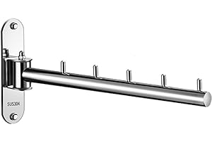 Clothes Hanger Rack Swing Arm, Folding Clothes Hanger