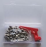 90PCS Track Spikes，1/4 Inch Stainless Steel Track and Cross Country Spikes with Spike Wrench, Replacement Spike for Sprint Sports Short Running Shoes