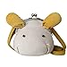 Tiere Geldbörse Niedlich Bunny Crossbody Bag 3D Cartoon Kaninchen Umhängetasche Münzgeldbörse Kiss Lock Geldbörse Clutch für Mädchen Frauen, grau