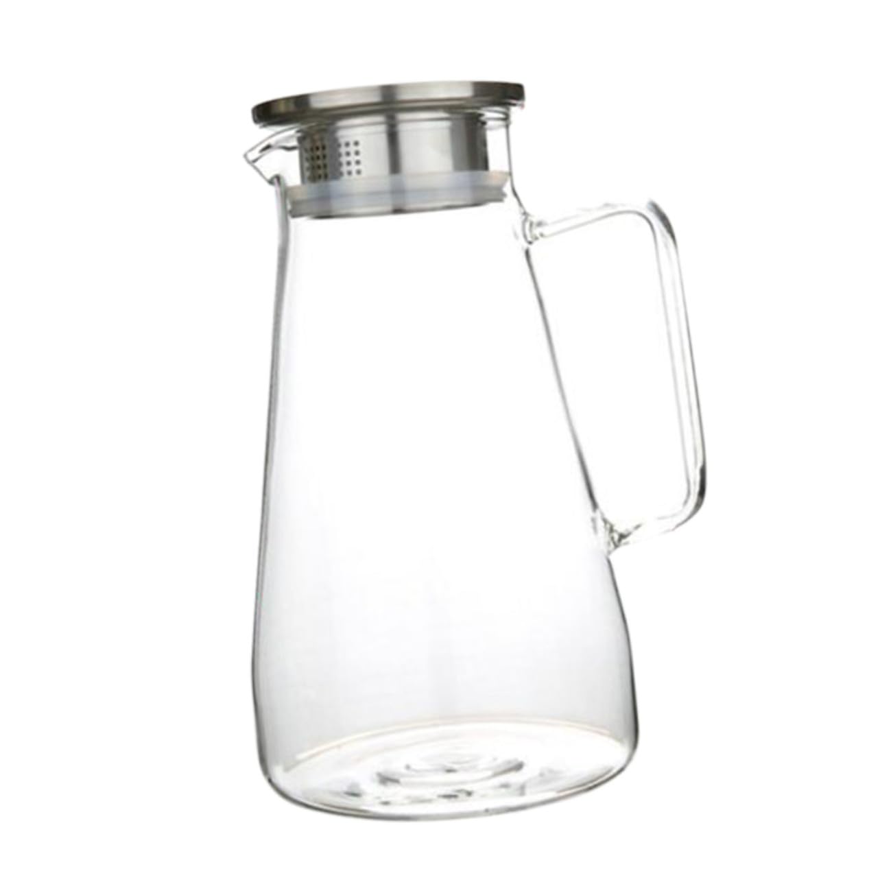 Sosoport Taza De Agua Hervida Jarra De Vidrio Transparente De Jarra De Agua Fría Para Hervir De Jugo Moderno Para Despensa De Cocina