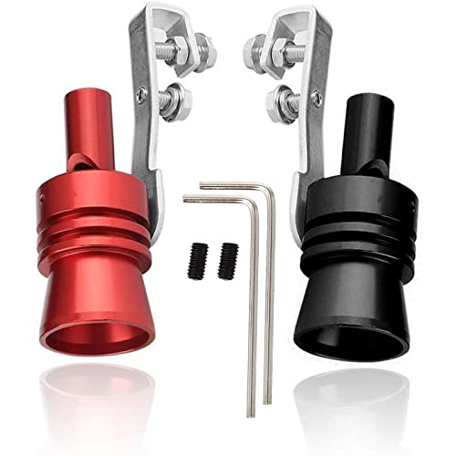 2 Pcs Silbato Escape Coche, Silenciador de Silbato Tubo...