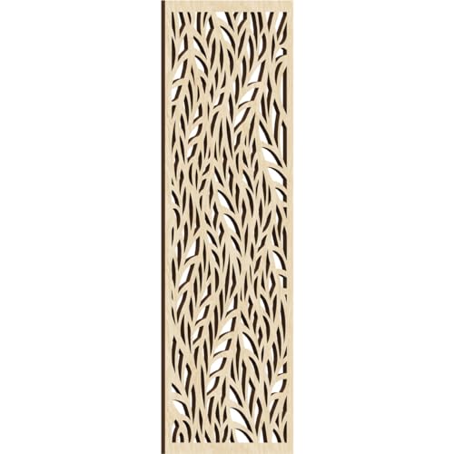 Image of Ortonville Decorative Pierced Fretwork Wood Wall Panels, 15 3 /8 inchW x 39 3 /8 inchH x 3 /8 inchT, Birch