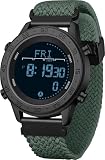 Men's Pedometer Step Counter Watch Military Compass Watches ...