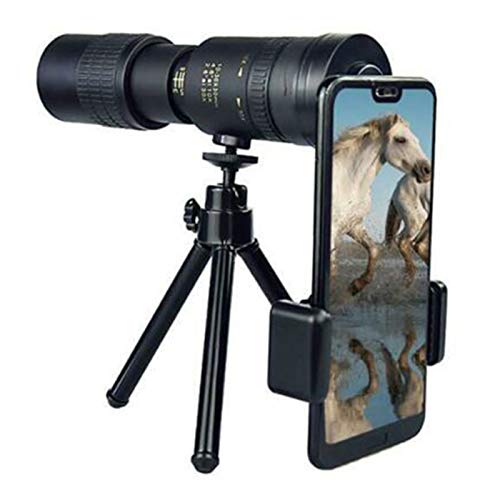 Obiettivo teleobiettivo Zoom Portatile 10-300x40 con treppiede Zoom Portatile, Clip per Telefono Cellulare per Birdwatching, Viaggi all'aperto e Visite turistiche per Adulti