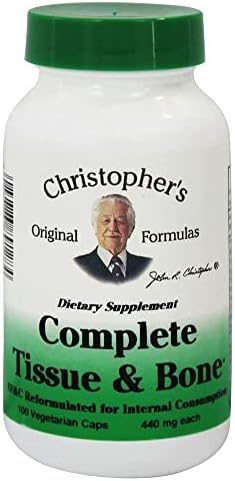 Complete Tissue and Bone Formula Dr. Christopher 100 VCaps 440 MG Each