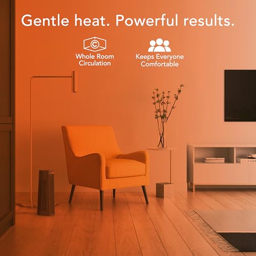 Vornado Rise 20H (2026) Whole Room Tower Heater, 3 Heat Settings, Black - Image 2