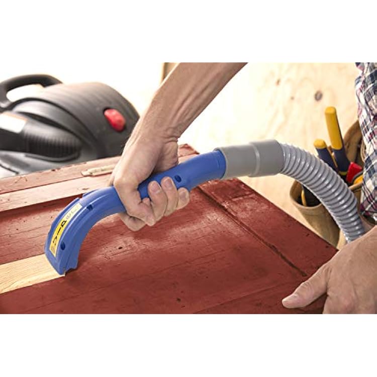 Oneida Air Systems Viper Vacuum Scraper Ergonomic Textured Grip Wet/Dry Vac Attachment with Reversible Tungsten-Carbide Blade
