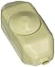 Leviton 6250-3I 200W Incandescent Feed-Through Full Range Lamp Cord Dimmer, Single-Pole, Ivory