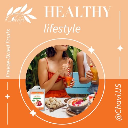 Image of CHAVI Freeze-Dried Lychee | 4 oz | pack of 2 - Healthy 1 Ingredient Superfood Supersnacks - No Added Sugars or Preservatives - Non-GMO, Vegan, Gluten-Free