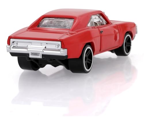Image of Diecast Charger 1:64 Model Metal Car | Alloy Body Collectible Mini Car with Smooth Wheels | Realistic Display Model & Racing Toy for Kids, Adults & Collectors (Red)