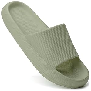 Happy Lily Cloud Slides for Women, Slippers for Men, Womens Sandals, Pillow Slides Shower Shoes House Slippers Beach Sandals Casual Summer