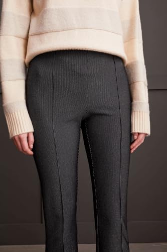 Tribal Women's Sparkle Stripe Micro Bootleg Pull-on Ankle Pants2