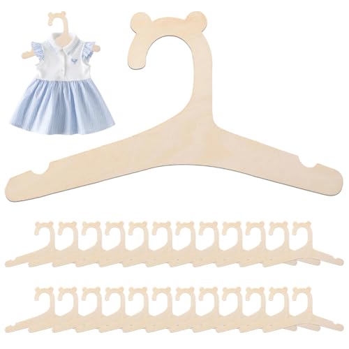 25 grucce in legno per bambini grucce in legno per vestiti per bambini, in legno antiscivolo, per bambini, per vestiti, pantaloni, giocattoli, regalo per neonati