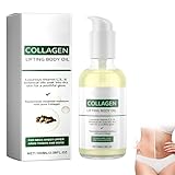 Kollagen-Lifting-Körperöl, Feuchtigkeitsspendendes Körperöl für Frauen, Straffendes Kollagen-Boost-Körperöl, Hautpflegeöl für Oberarme, Oberschenkel und Hals (Collagen)